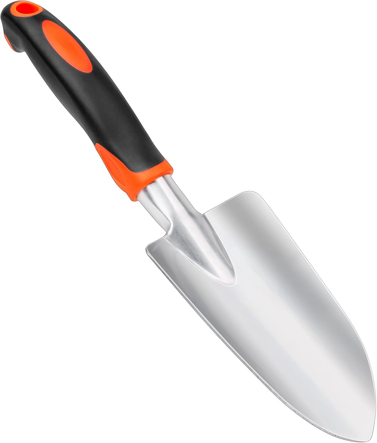 Gartenschaufel, Gartenschaufel, Schwere Handschaufel, Ergonomischer Griff, Kleine Gartengeräte, Rostfreie Gartenschaufel, Handschaufel, Orange
