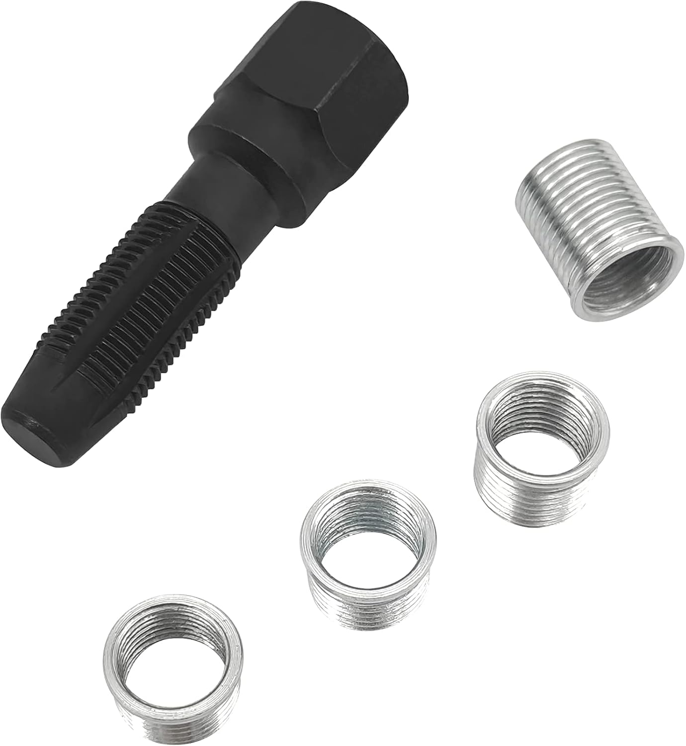 5-teiliges Zündkerzengewinde-reparaturset M14 X 1,25, Zylinderkopfgewinde-reparaturset