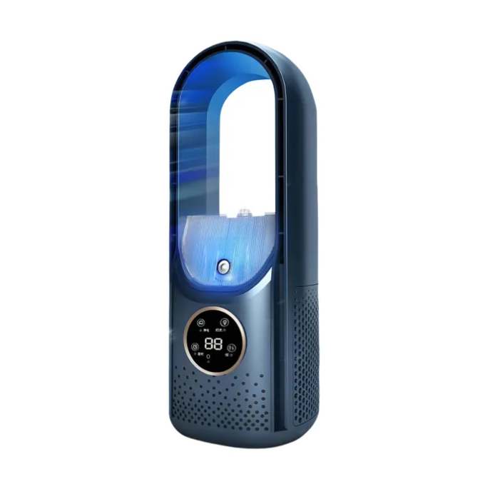 Leiser, Klingenloser Ventilator Mit Befeuchtungsfunktion, 6 Geschwindigkeitsstufen, 30 Cm Usb-tischventilator, Geeignet Für Den Bürogebrauch.
