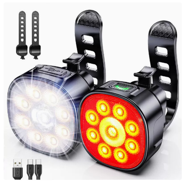Led-fahrradbeleuchtung – Extrem Helle Led-fahrradbeleuchtung Extrem Helles Vorder- Und Rücklichtset Für Mountainbikes Und Rennräder, Geeignet Für Nachtfahrten, Erwachsene Und Kinder