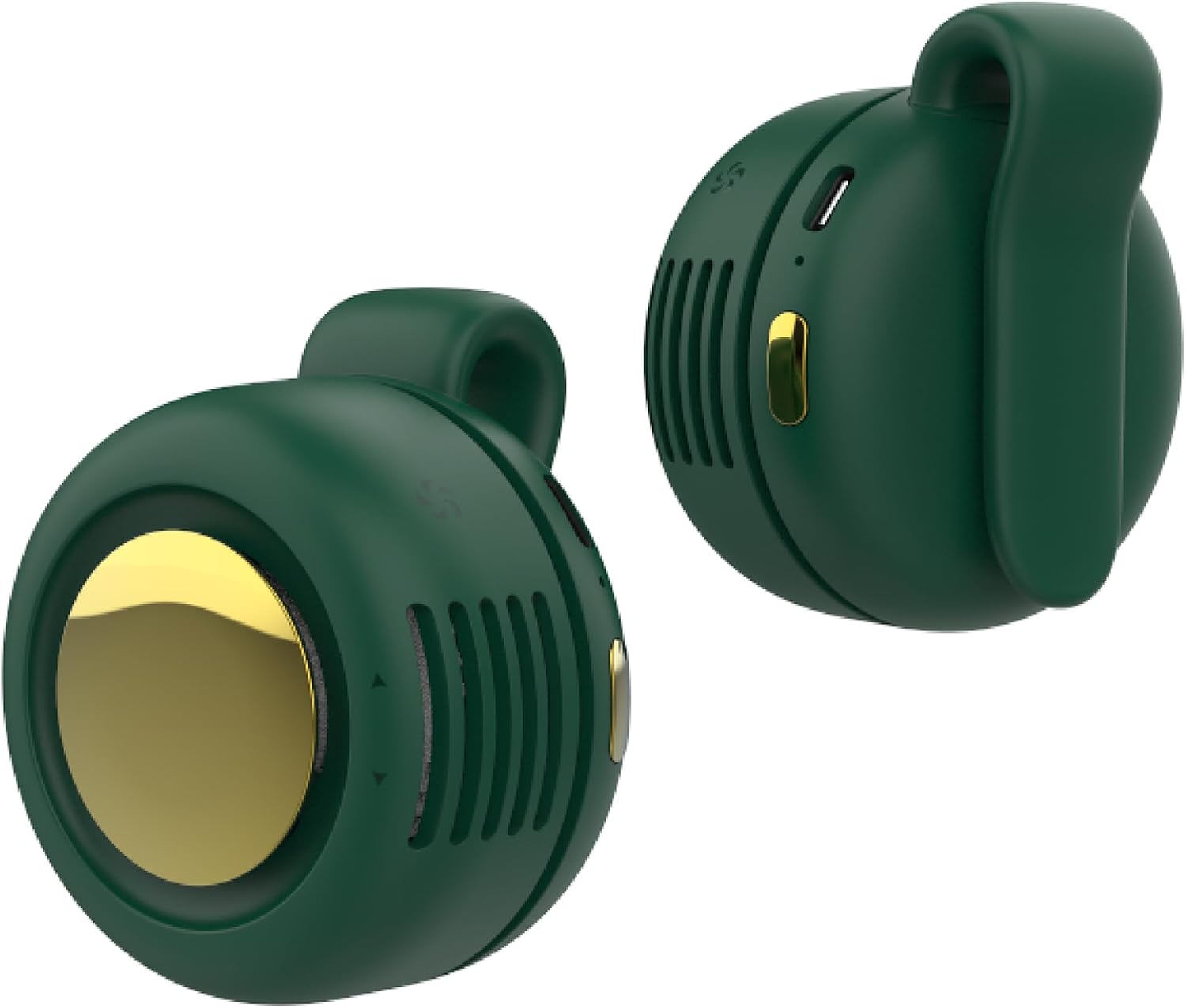 Tragbarer, Klingenloser Clip-ventilator – Wiederaufladbarer Und Tragbarer Ventilator – Freihändige Kühlung Für Taille Und Nacken – 3 Geschwindigkeitsstufen – 6 Stunden Laufzeit –