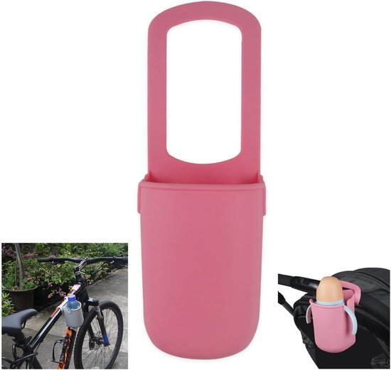 Grüner Universeller Fahrradflaschenhalter Aus Silikon