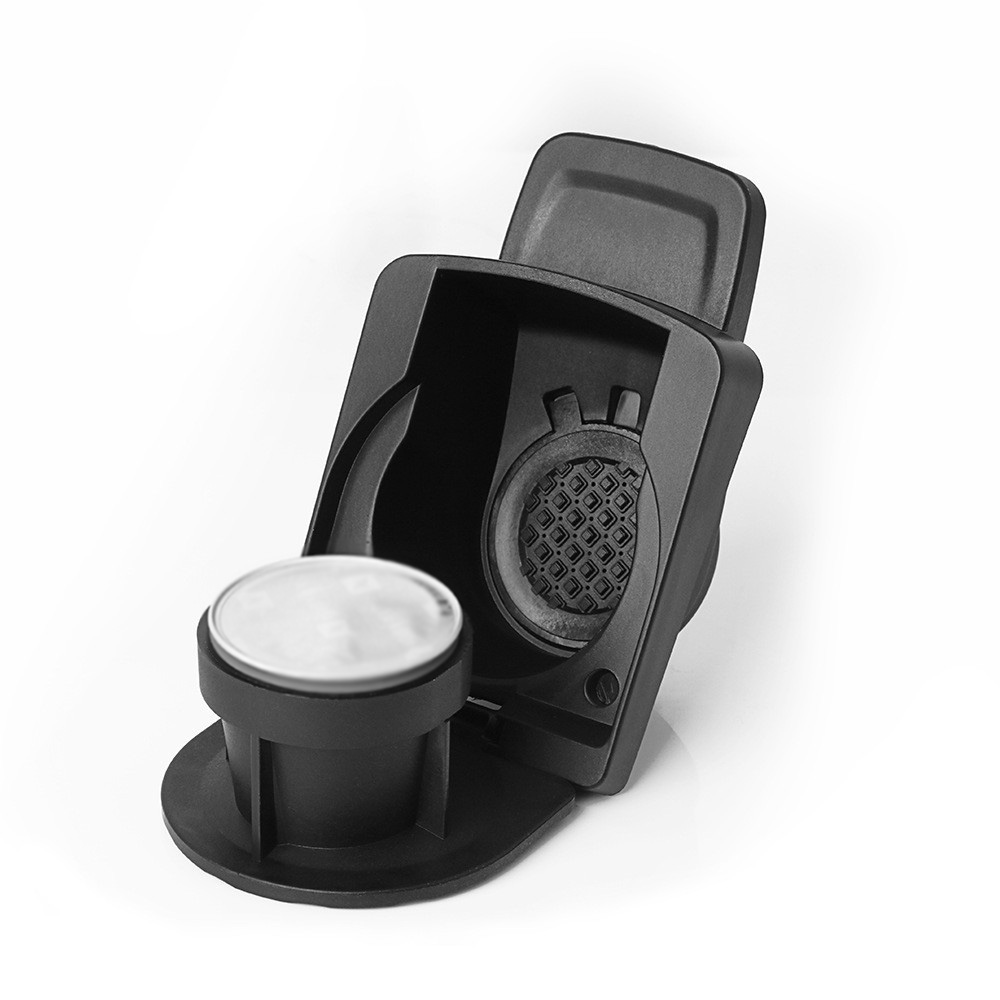 Kaffeekapseladapter, Wiederverwendbarer Kaffeekapselkonverter Mit Integriertem Klappdeckel, Kompatibel Mit Genio S, Mini Me, Genio 2 Und Nespresso.