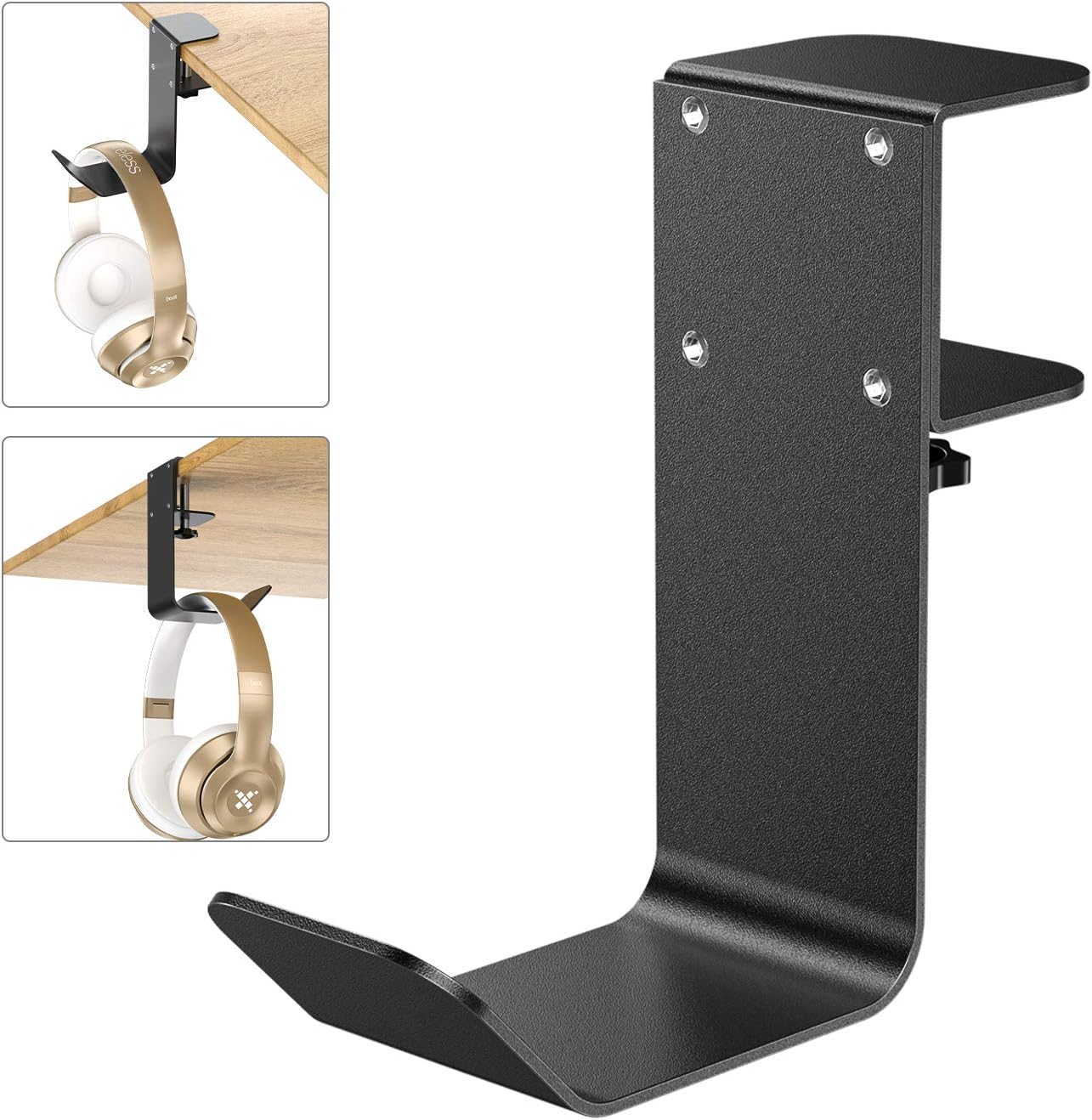 Zum Aufstecken: Kopfhörerständer Für Den Schreibtisch/rucksackhaken/halterung Für Computer-gaming-headsets, Praktisch Zum Aufhängen Von Kopfhörern Oder Taschen.