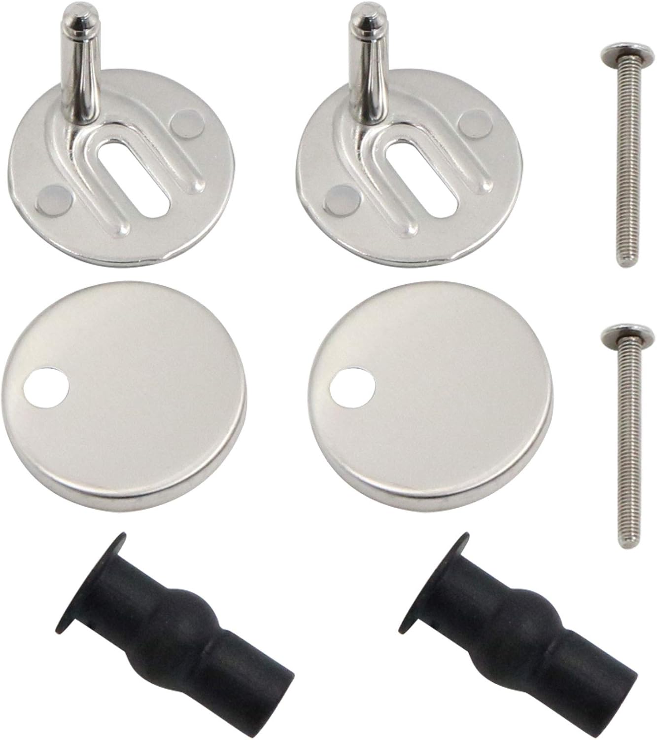 Paar Toilettensitzscharniere, Toilettensitzbefestigungen, Schnellverschlussscharniere