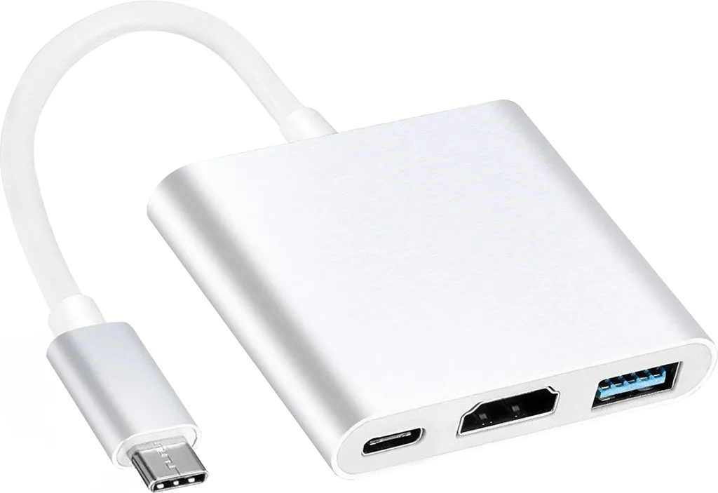 Usb-c-zu-hdmi-adapter-hub-kabel, 4k 60hz Usb 3.0 Digital Av, Geeignet Für Fernseher Mit Mehreren Anschlüssen, Macbooks, Samsung Pd-ladeanschlüsse, 3-in-1.