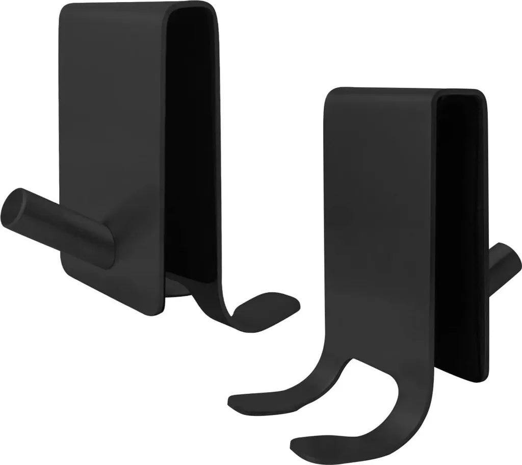 2-in-1 Duschhaken-set, Handtuchhaken-set, Geeignet Für Bad Und Küche, Kein Bohren Erforderlich, Glaswandhaken, Praktisch Und Robust.