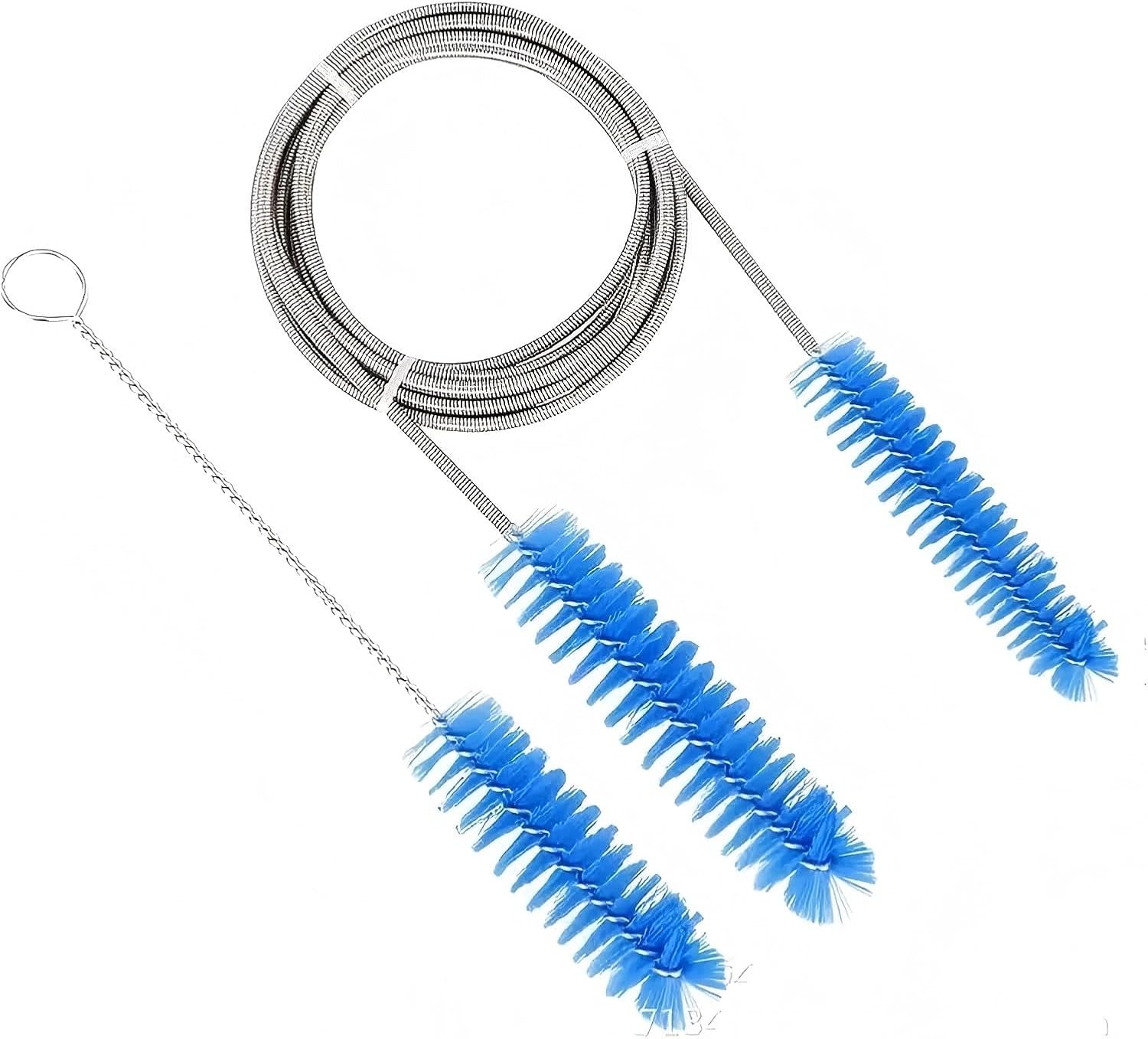 Dieses Reinigungsbürstenset Enthält Einen Speziellen Flexiblen Bürstenkopf Für Schläuche, Masken, Wassertanks Und Rohrverbindungen.