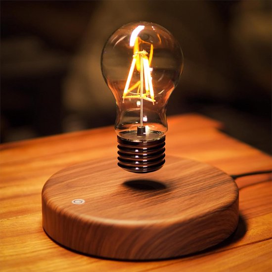 Magnetisch Schwebende Led-lampe – 360° Drehbare Tisch-/nachtlampe, Geeignet Für Zimmer, Wohnungen Und Büros – Center