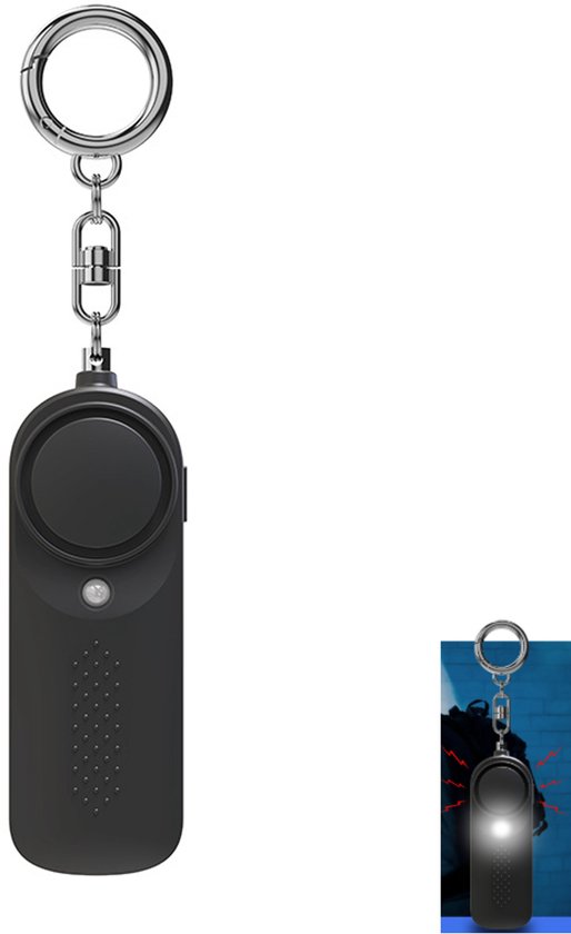 Alarm – Persönlicher Sicherheitsalarm Für Frauen – 130 Db Wolfsalarm Mit Led-licht – Tragbarer Schlüsselanhänger