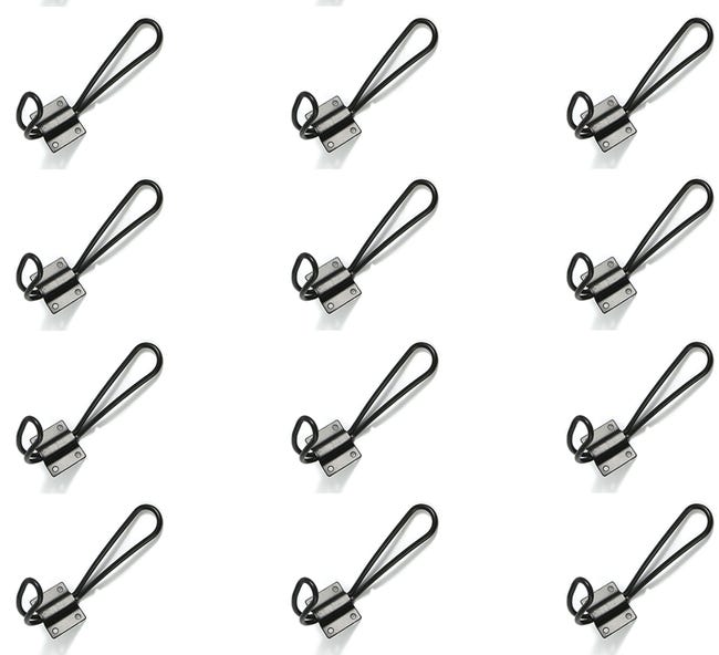 12-teiliges Schwarzes Metall-kleiderhaken-set, Garderobenständer, Aufbewahrungshaken Für Badezimmer, Küche Und Schlafzimmer.