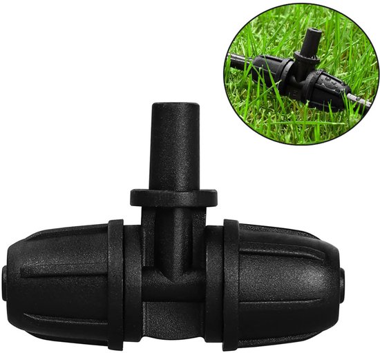 Tropfbewässerungsschlauchverbinder – T-stücke Mit 1/4 Zoll Bis 4 Mm Innendurchmesser – 20er-pack – Schnellkupplungen – Für Bewässerungssysteme – Gartengewächshäuser