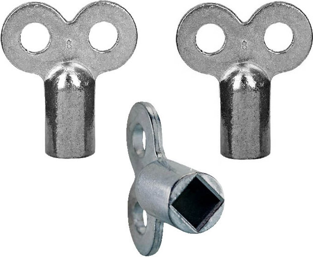 Entlüftungsschlüsselsatz Für Heizkörper (3-teilig)