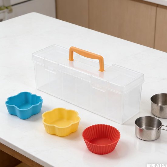 6-teilige, Transparente Saatgutaufbewahrungsbox Aus Kunststoff Mit Griff Für Mehr Ordnung Im Garten