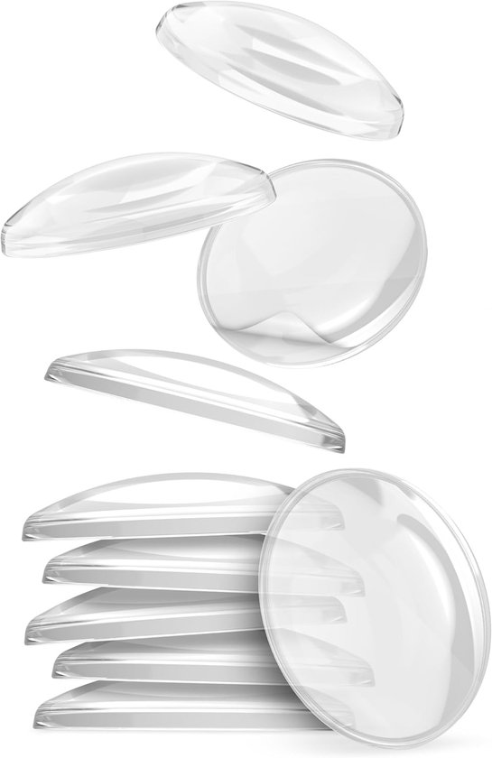 10 Türstopper 40 X 8 Mm, Transparent – Selbstklebende Türpuffer – Elastische Wandpuffer – Schutz Für Wände Und Möbel – Gummi