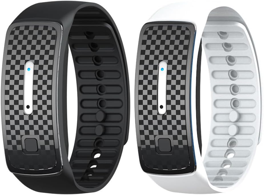 Ultraschall-mückenschutzarmband Mit Verstellbarem Silikonarmband Für Den Außenbereich, Verstellbar, Schwarz, Für Kinder Geeignet