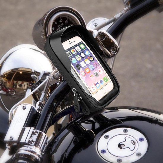 Rutschfester, Robuster Fahrrad-handyhalter Aus Gummi Mit 360°-drehung