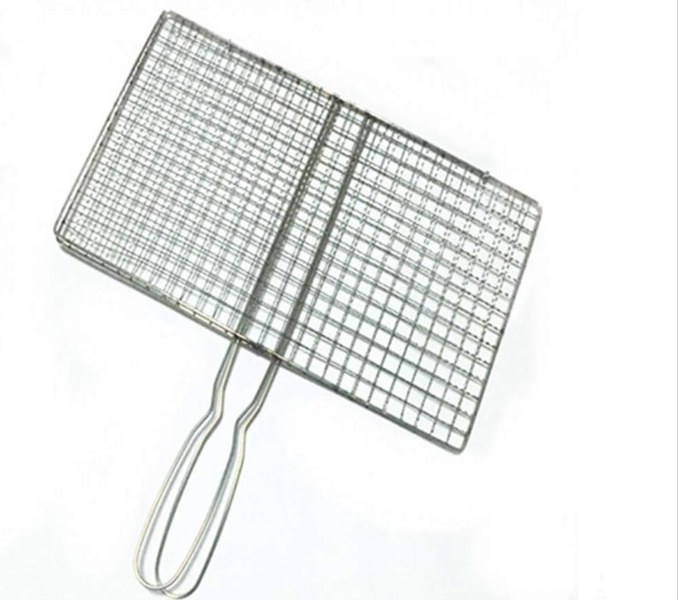 Fischförmiger Grillkorb, Grillrost, Fischgrillklammern Mit Griff, Grillzubehör Aus Edelstahl, Grillbesteck