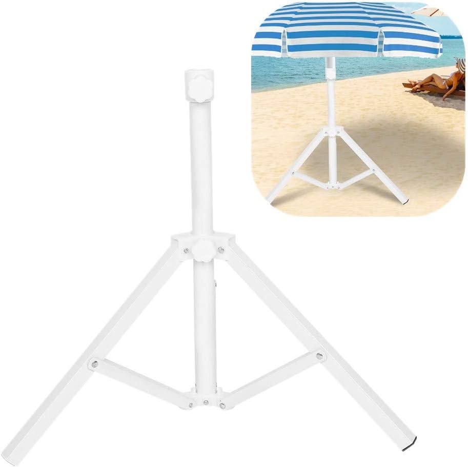 Tragbarer Sonnenschirmständer, Faltbarer Strand-sonnenschirmständer, Verstellbarer Tragbarer Sonnenschirmständer Mit Stützfuß