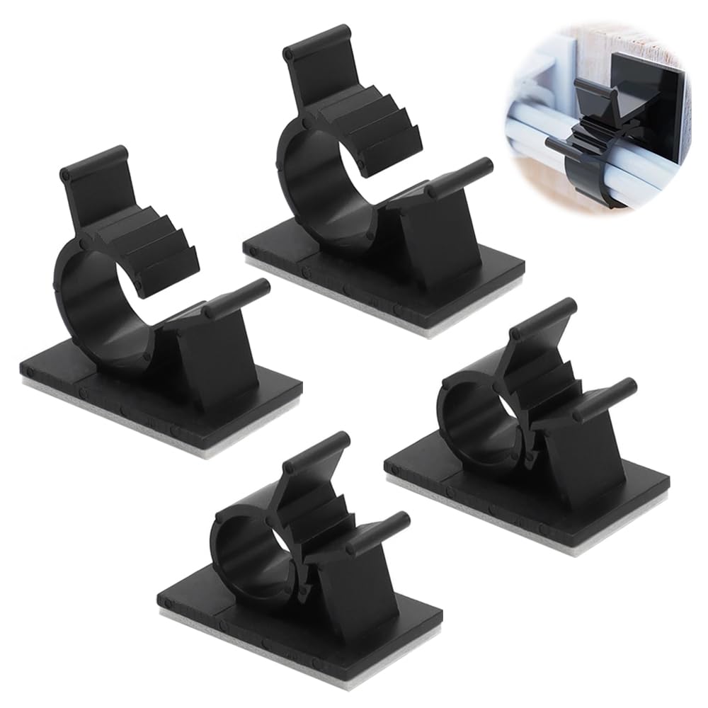 100er-packung Verstellbare, Selbstklebende Kabelklemmen, Verstellbare Kabelhalter, Kabelclips