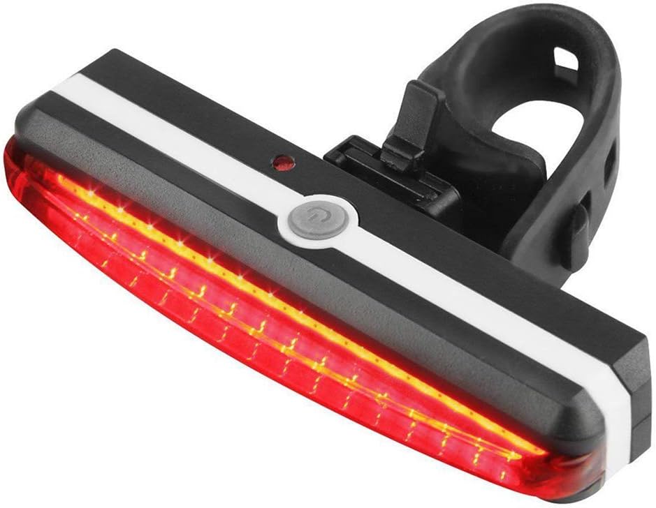 Usb-wiederaufladbares Fahrradrücklicht – Superhelles Warnlicht – Rotes Warnlicht – Mtb