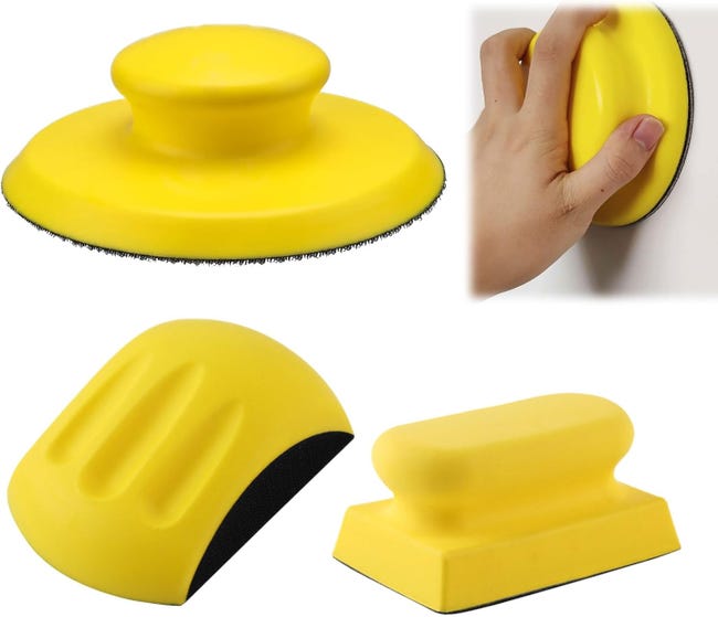 3-teiliges 5-zoll-handschleifklotz-set, Karosserieschleifklötze, Geeignet Für Holzbearbeitung Und Möbelreparatur.