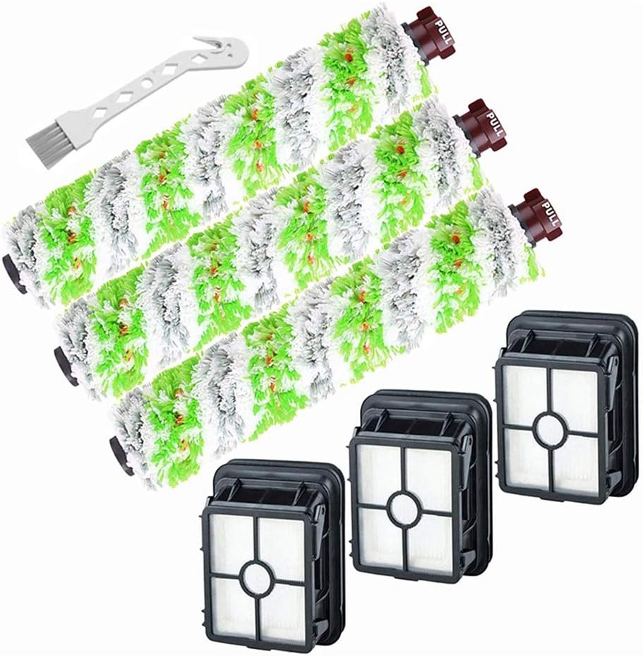 Bissell Crosswave Pet Pro, Ersatzteile 2306a & Crosswave 1785 Serie, 3x 2460 Multi-surface Pet Pro Bürstenwalzen + 3x 1866 Staubsauger