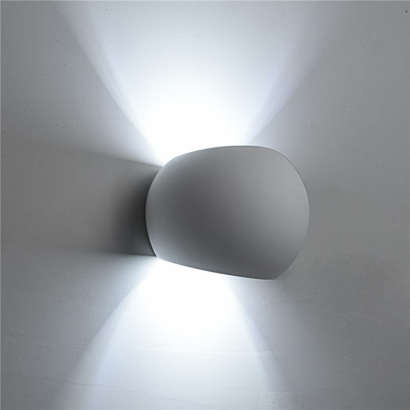G9 Gips-wandleuchte, Led-nachtlicht, Weißes Licht – Geeignet Für Sanfte Beleuchtung In Fluren, Badezimmern Und Hotelzimmern – 13 X 13 X 15 Cm