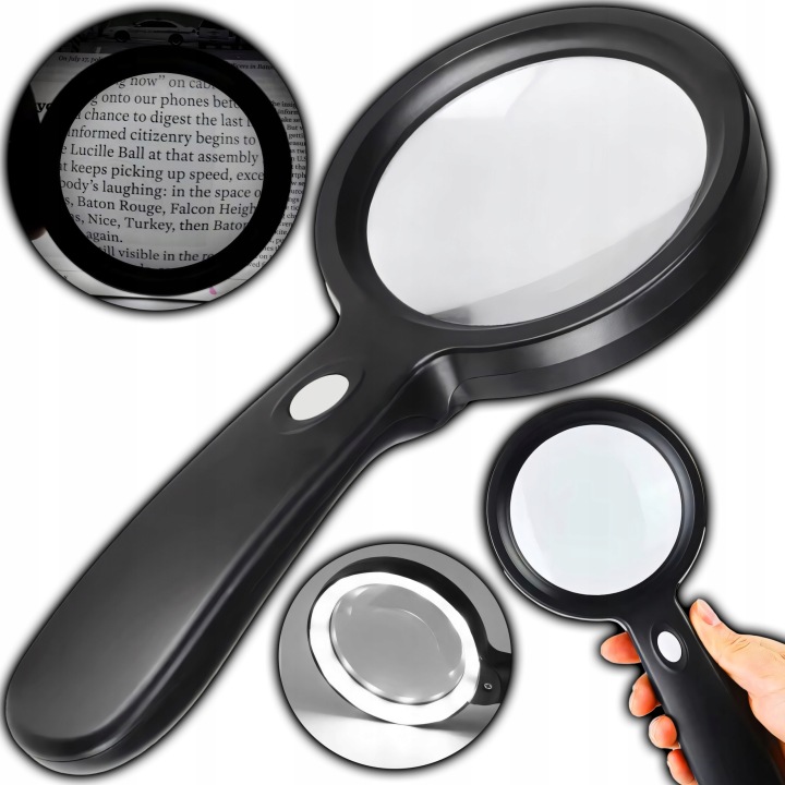10-fache Leselupe Mit Led-beleuchtung