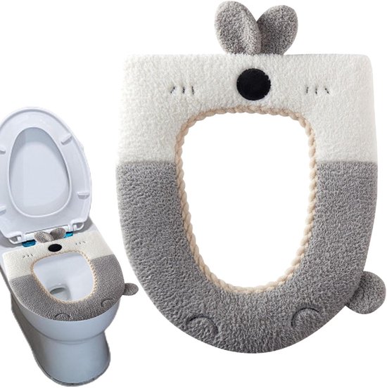 Wc-sitzkissenbezüge Wc-deckelmatte – Weiche, Waschbare Wc-sitzmatte, Gepolstert, Wärmend Für Die Toilette Im Badezimmer