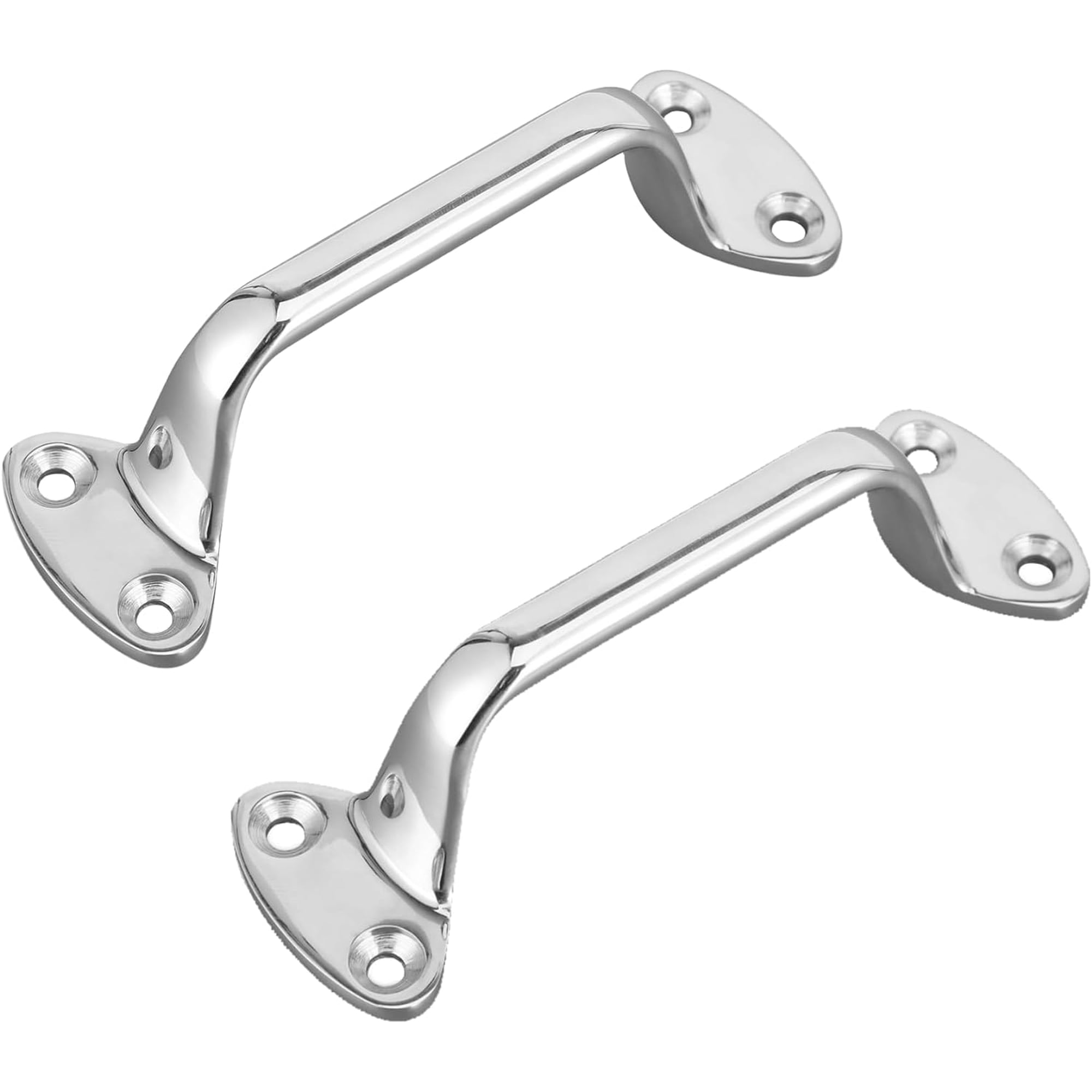Haltegriffe Fürs Badezimmer, 15 Cm Lange Edelstahlgriffe, Treppengeländer, Balancierstangen, Bootsgriffe Für Senioren Und Menschen Mit Behinderung (2er-pack)