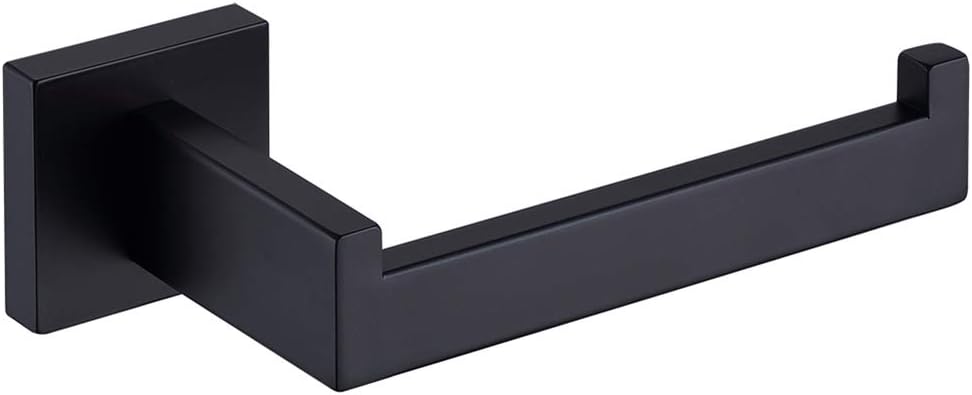 Toilettenpapierhalter, Mattschwarz, Toilettenpapierrollenhalter, Spender, Aufhänger, Wandmontage Für Badezimmer, Küchen