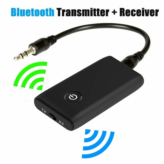 Bluetooth-aux-adapter, 2-in-1 Bluetooth 5.3 Empfänger-sender, Audioadapter Mit Geringer Latenz Und 3,5-mm-klinkenanschluss Für Fernseher, Stereoanlage, Kopfhörer Und Lautsprecher