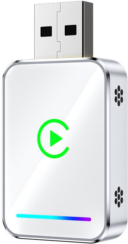 Kabelloser Carplay-adapter – 2025 Upgrade Mini-design, Plug & Play, Schnelle Und Stabile Verbindung, Keine Verzögerung (geeignet Für Iphone, Geeignet Für Android)