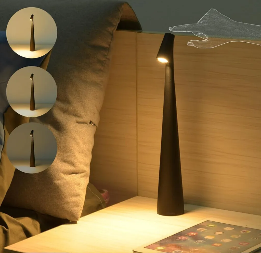 Kabellose, Dimmbare Led-schreibtischlampe Mit Touch-steuerung, Wiederaufladbare Led-schreibtischlampe, Schreibtischlampe Mit Integriertem Akku, Usb-aufladbare Schreibtischlampe