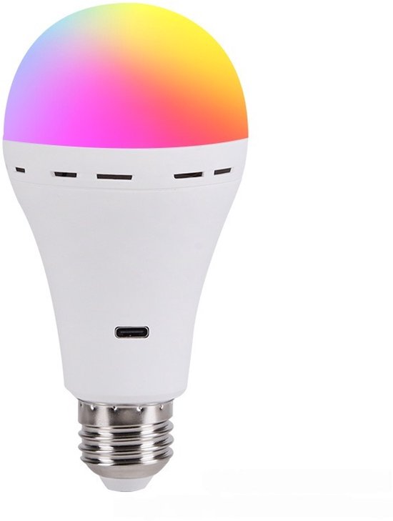 Wiederaufladbare Led-lampe Mit Fernbedienung – E26 – 2200 Mah