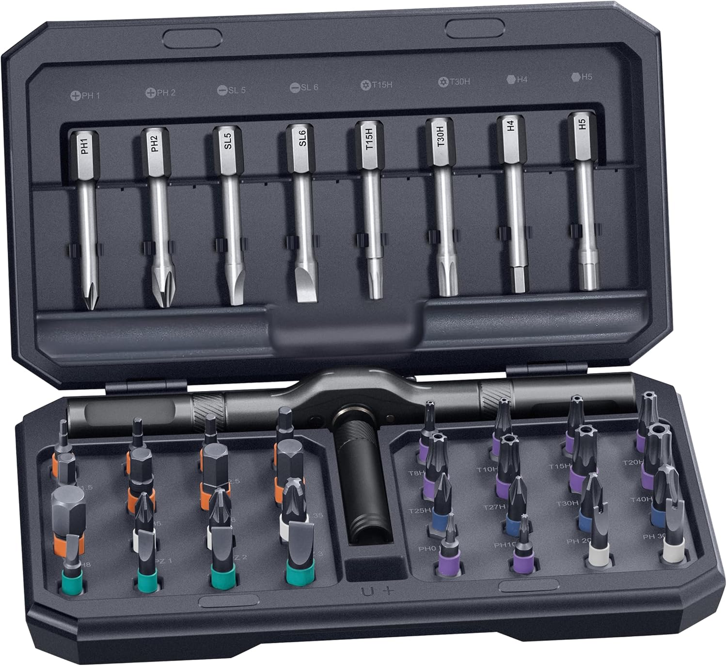 42-in-1 Magnet-schraubendreher-set, Multi-bit-ratschenschraubendreher-set, Reparaturwerkzeug-set, Aufbewahrungsbox, Computer, Brillen