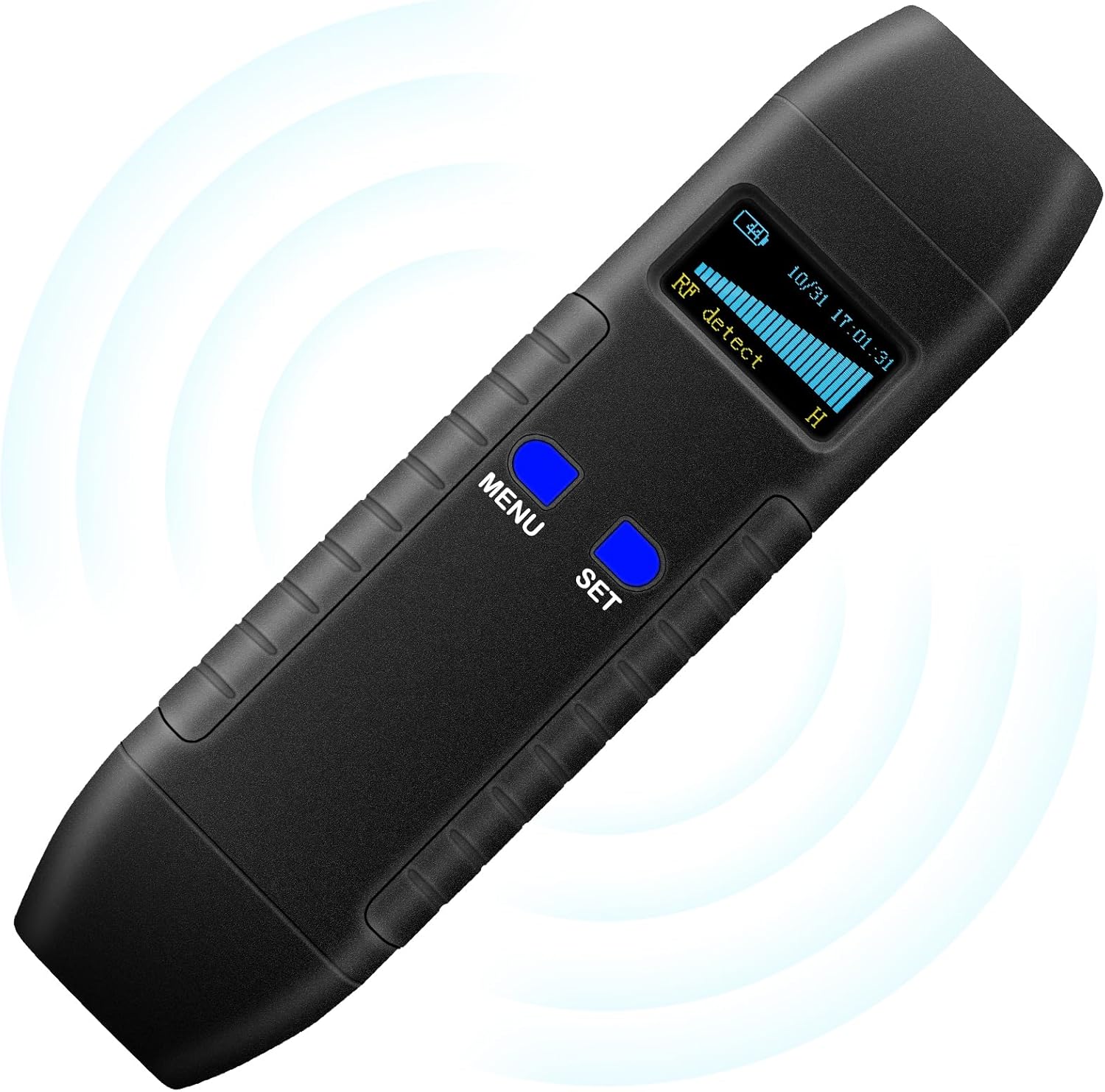 Detektor Für Versteckte Kameras Und Gps-tracker - Rf-scanner Für Abhörgeräte - Sichtschutz - Für Auto, Hotel Und Meetings - Schwarz.