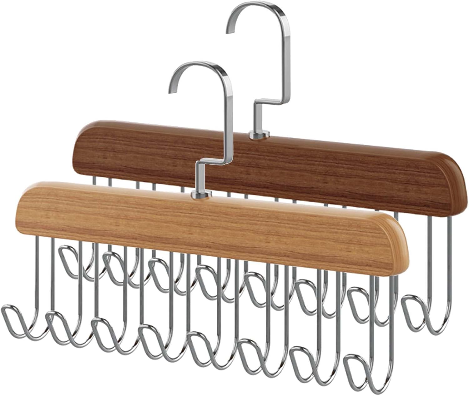 Bh-klammerhalter (1 Dunkelbraun Und 1 Holzfarben)
