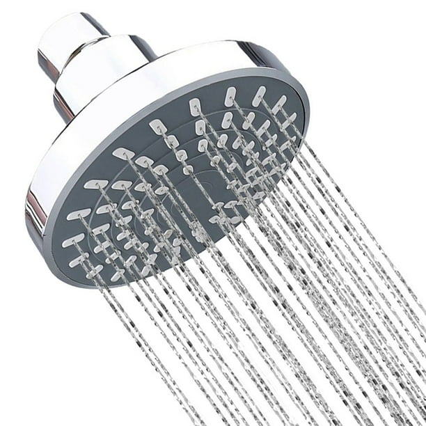 Eine Verchromte, Verstellbare Hochdruck-regenduschkopf-wanddusche Für Das Badezimmer