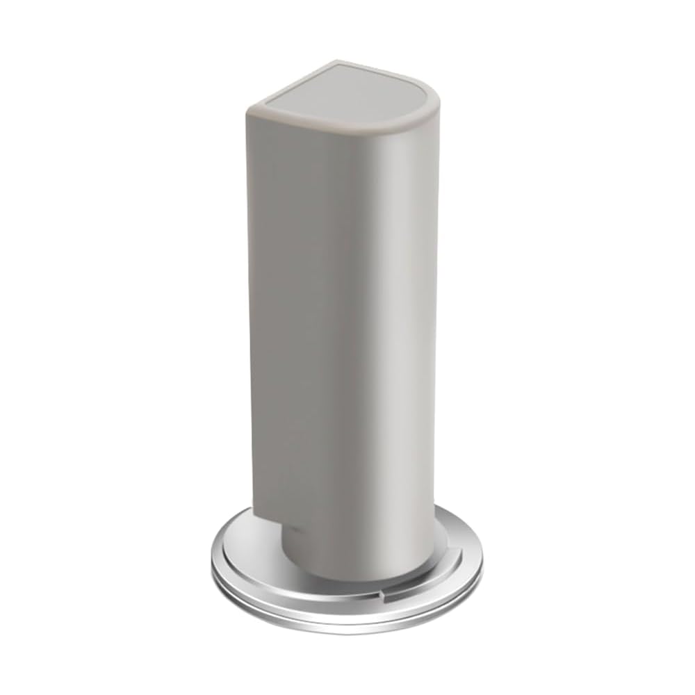 2-teiliger Magnetischer Türstopper, Verstellbarer, Geräuschloser Bodenfuß Mit Trittschutz, Geeignet Für Türrahmen Mit Einer Breite Von Mehr Als 16 Mm – Grau