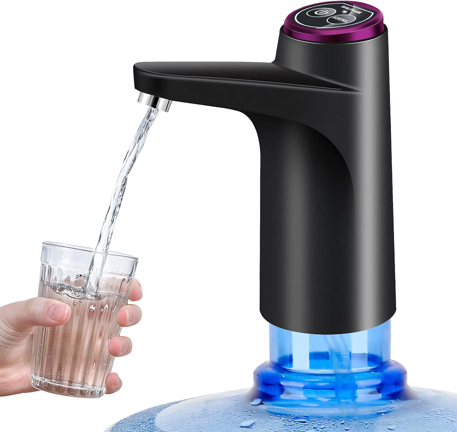 Sofort-heißwasserhahn, Für Die Küche, Elektrischer Durchlauferhitzer, 2 Betriebsmodi, Drehfunktion, Digitale Led-anzeige Für Küche Und Bad
