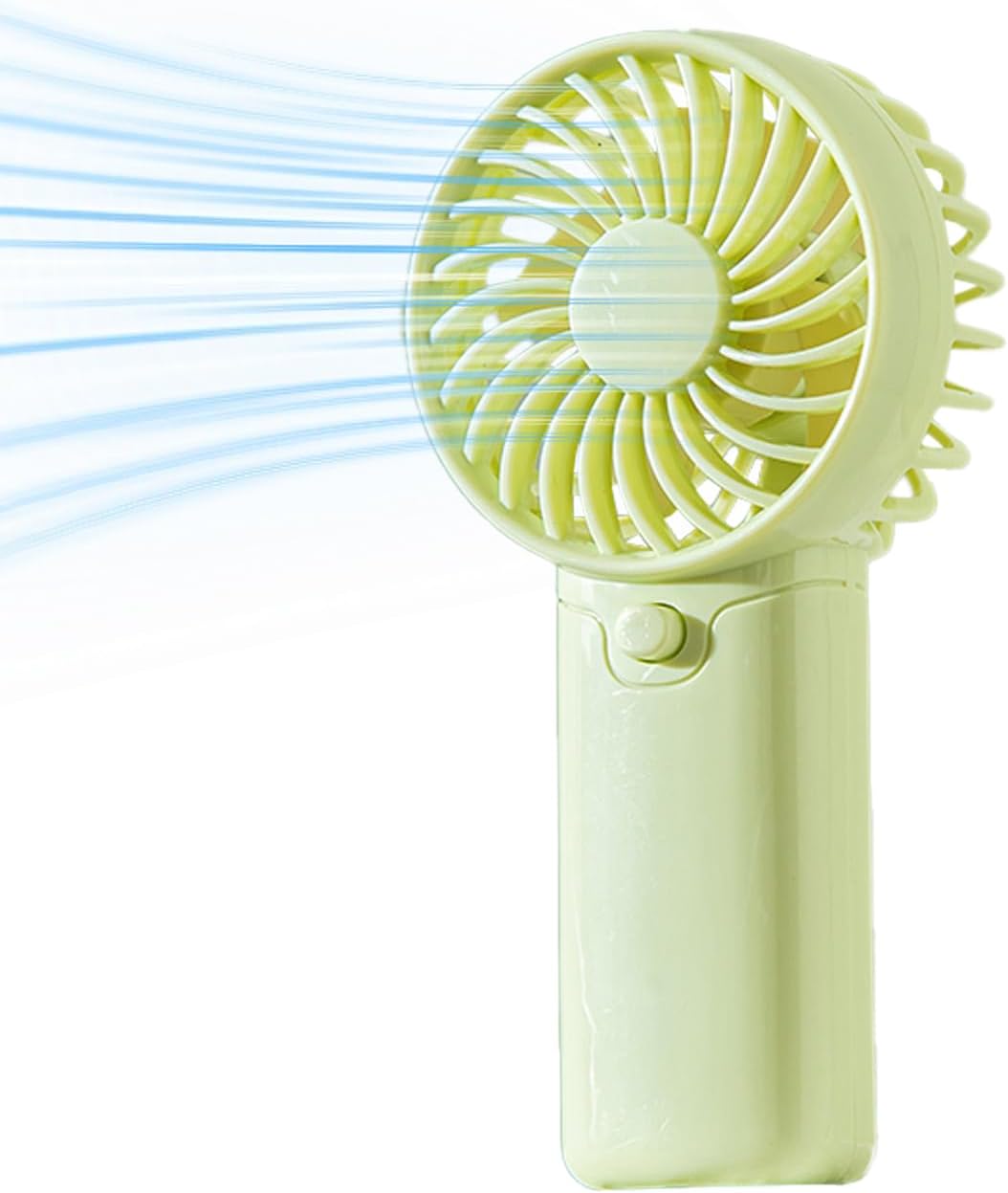 Kleiner, Tragbarer, Batteriebetriebener Ventilator – 5 Zoll, Leise, Kabellos, Für Bett, Camping Und Outdoor-aktivitäten, Ohne Batterie (grün)