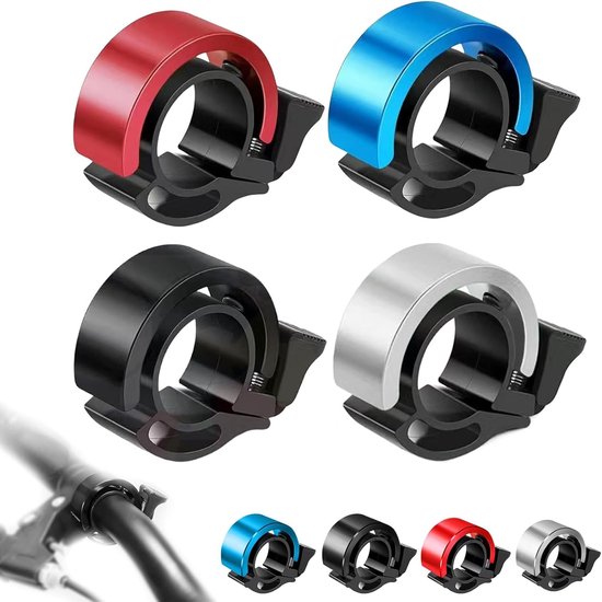 4-teiliges Fahrradklingel-set Für Mountainbikes, 100 Db Laut, Farbenfrohe Mini-klingel Aus Aluminiumlegierung Für Rennräder, E-bikes, Kinder/erwachsene