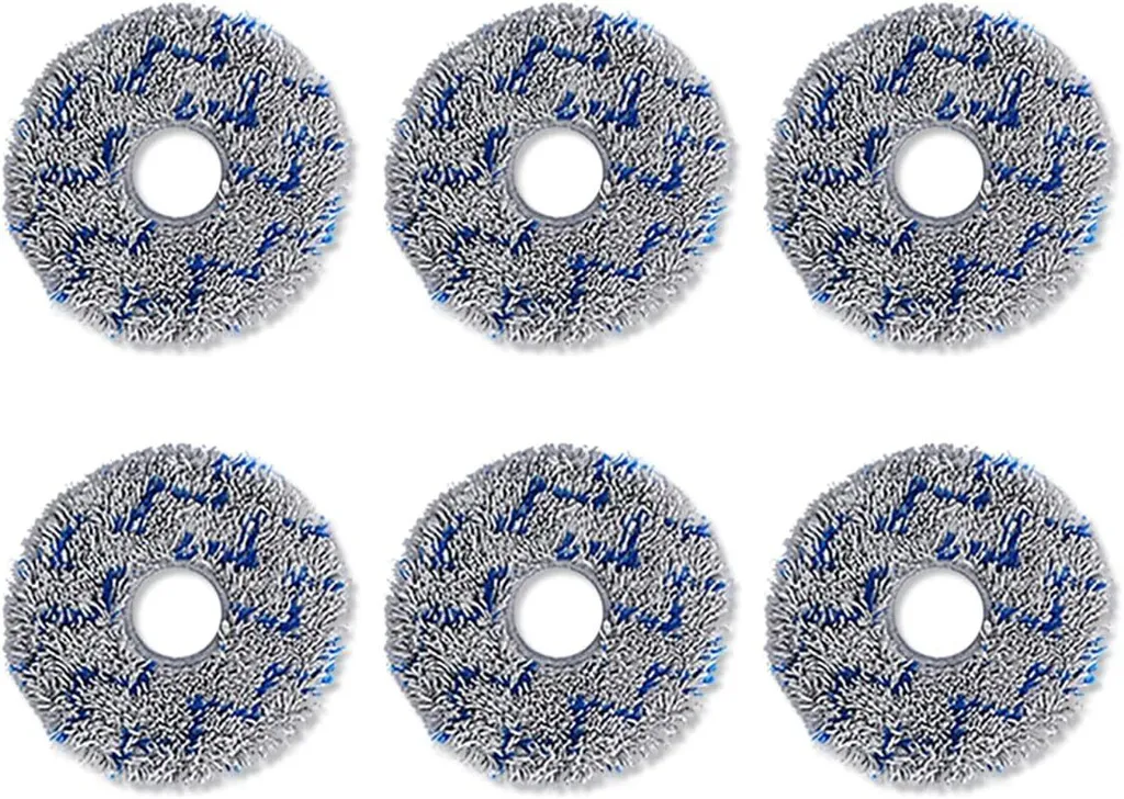 6-teiliges Reinigungstuchset, Zubehör Und Ersatzwaschpads Für Ecovacs Deebot X1 Omni Und X1 Turbo Saugroboter