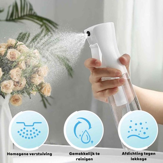 3-teiliger Wasserzerstäuber (500 Ml, 300 Ml Und 200 Ml), Geeignet Für Friseure Und Pflanzen.