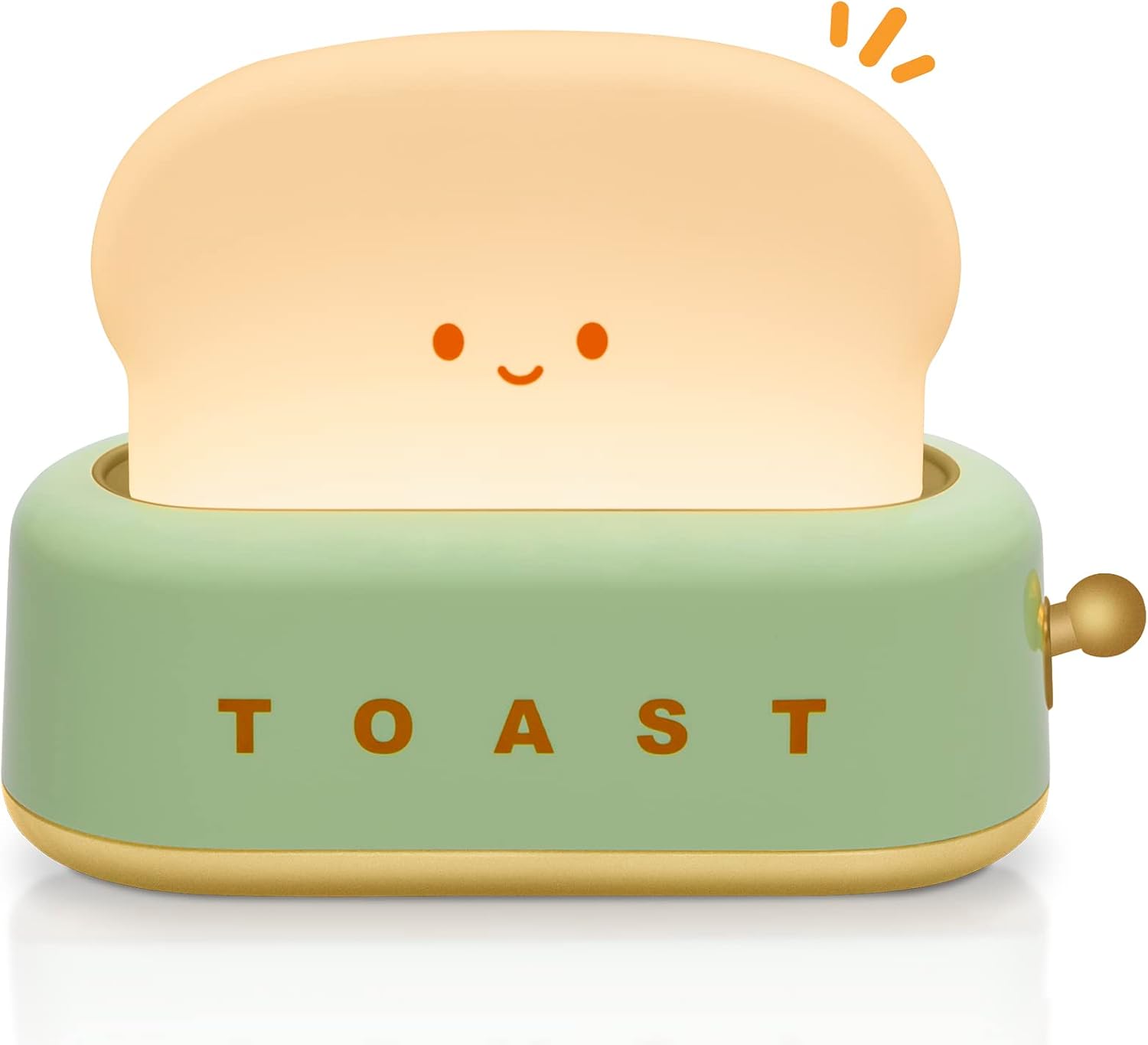 Schreibtischdekoration – Niedliche Toastlampe – Wiederaufladbar – Dekorativ Für Schlafzimmer, Tische, Nachttische Und Schreibtische – Geschenk