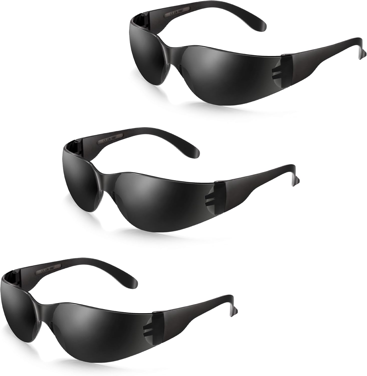 3-teiliges Set – Sonnenfinsternisbrille – Farbige Schutzbrille – Kratz- Und Stoßfeste Schutzbrille – Dunkle Gläser Mit Uv-schutz – 3-teilig