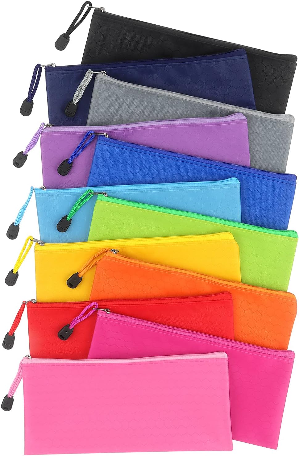 12 Aufbewahrungsbeutel Mit Reißverschluss – Wasserdichte Aufbewahrungsboxen – Vielseitige Organizer-taschen – Geeignet Für Bürobedarf Und Reiseaccessoires