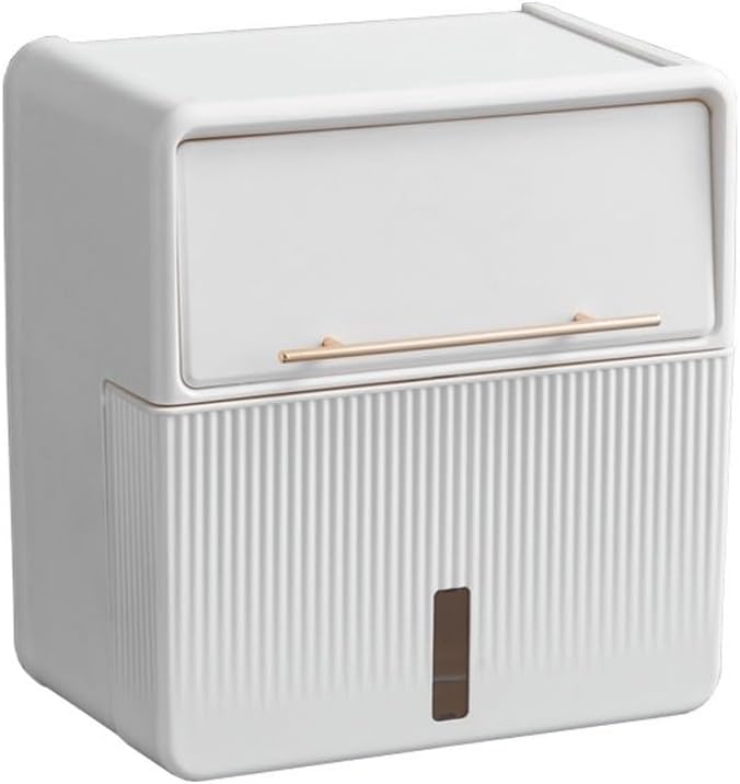 Minimalistische, Bohrfreie Toilettenpapierbox, Wasserdichter Wandhalter Mit Schublade, Aufbewahrungsbox Fürs Badezimmer